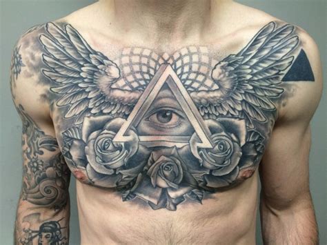 diseos tatuajes en el pecho para hombres|Mejores tatuajes para pecho de hombre